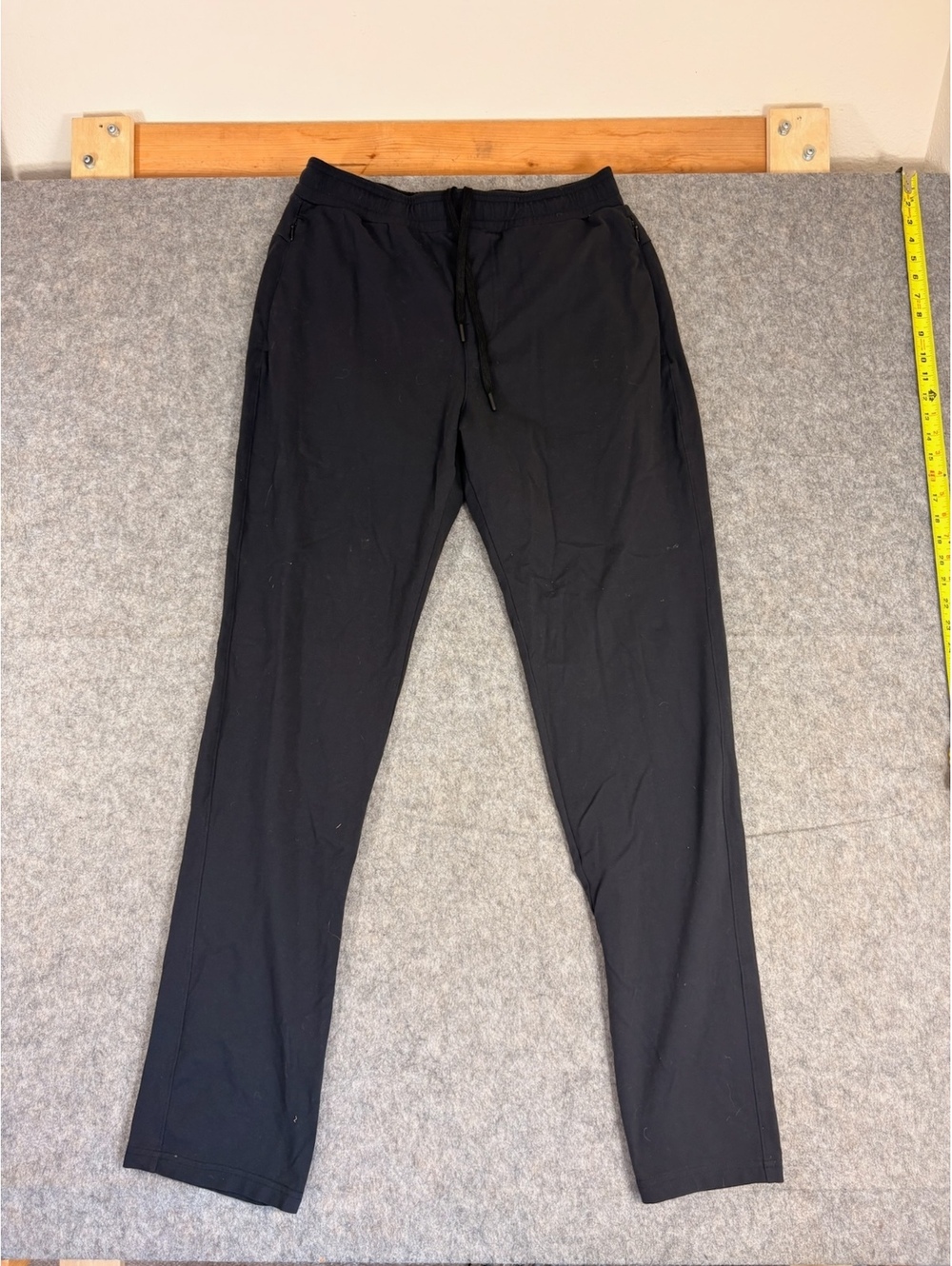 Diesel fleece black pants mens size Large